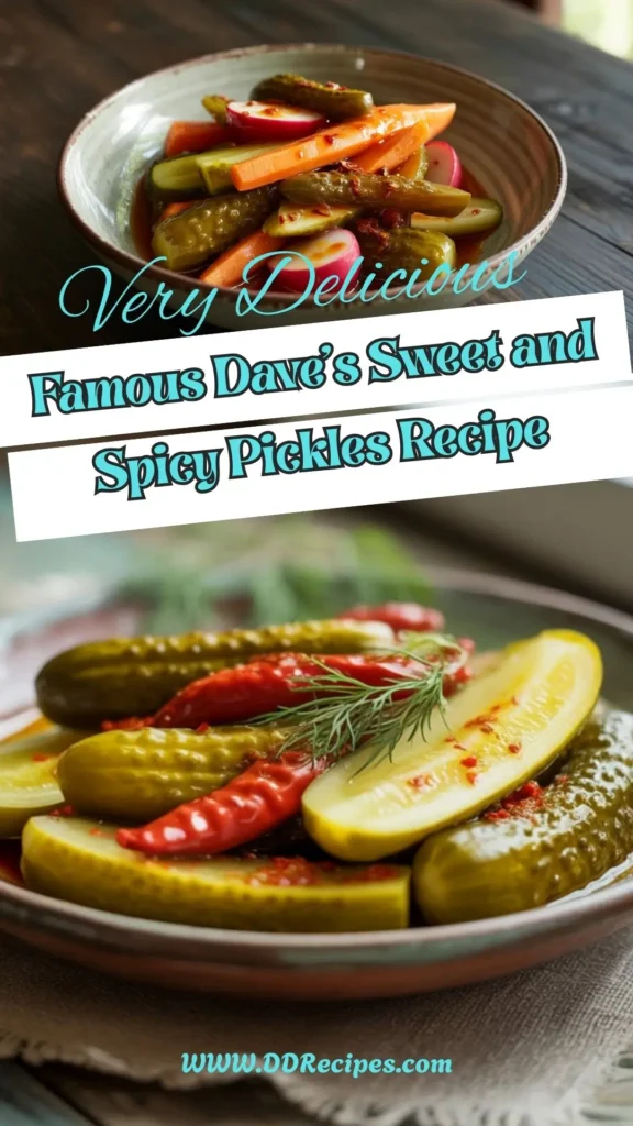 Famous Dave's Sweet and Spicy Pickles