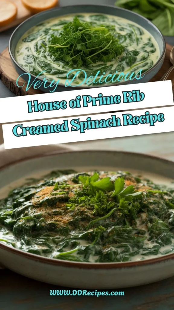 House of Prime Rib Creamed Spinach