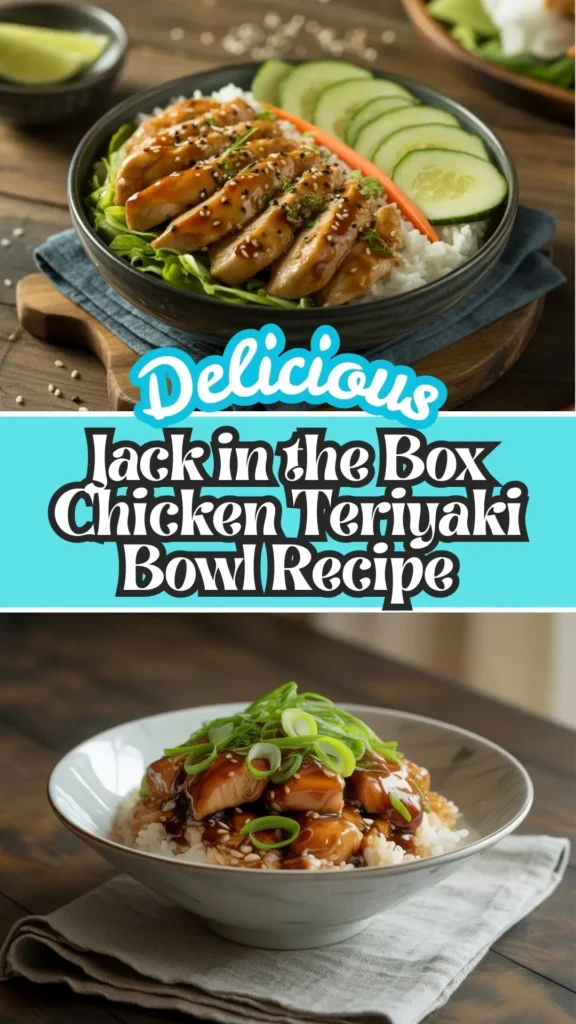 Jack in the Box Chicken Teriyaki Bowl
