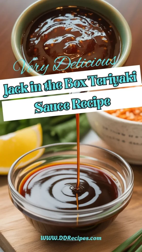 Jack in the Box Teriyaki Sauce