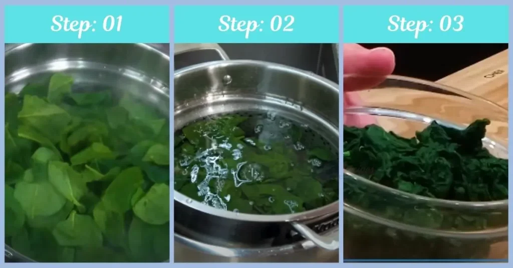 Step by Step House of Prime Rib Creamed Spinach