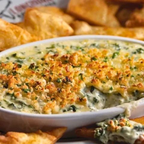LongHorn Steakhouse Parmesan Crusted Spinach Dip Recipe