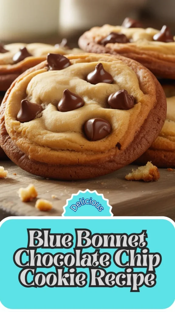 Blue Bonnet Chocolate Chip Cookie