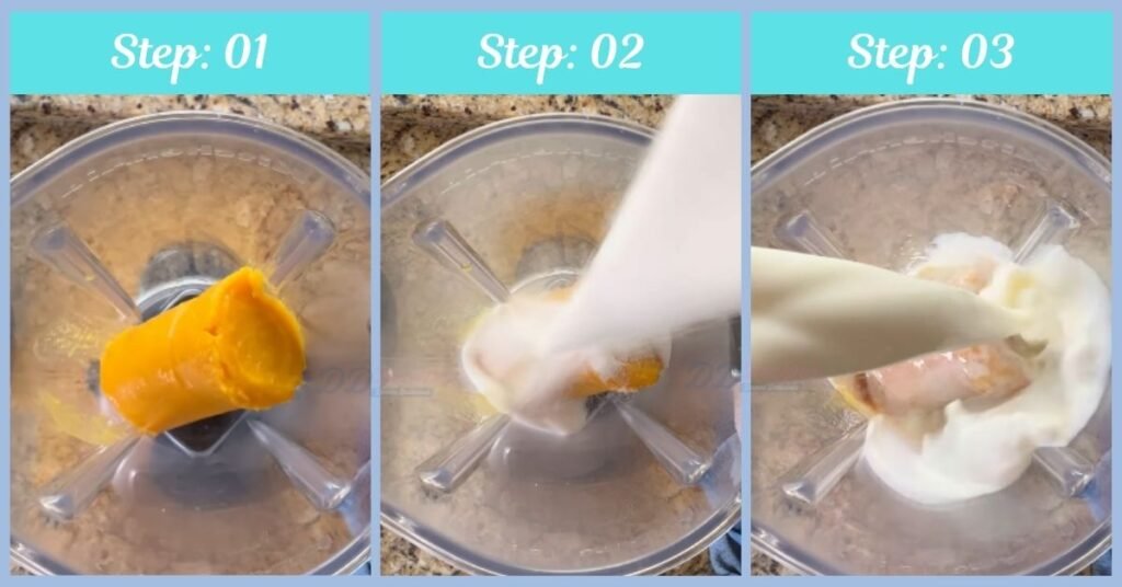 Step by Step Ninja Slushi Orange Julius Recipe