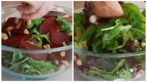 Add Toppings & Dress and Toss