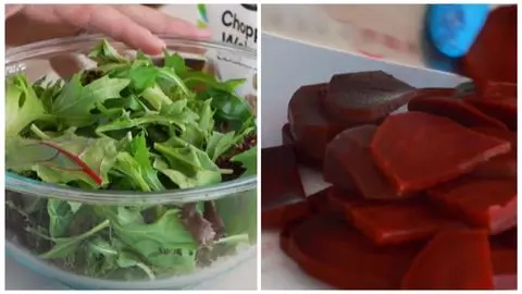 Build Your Salad Base & Layer the Beets