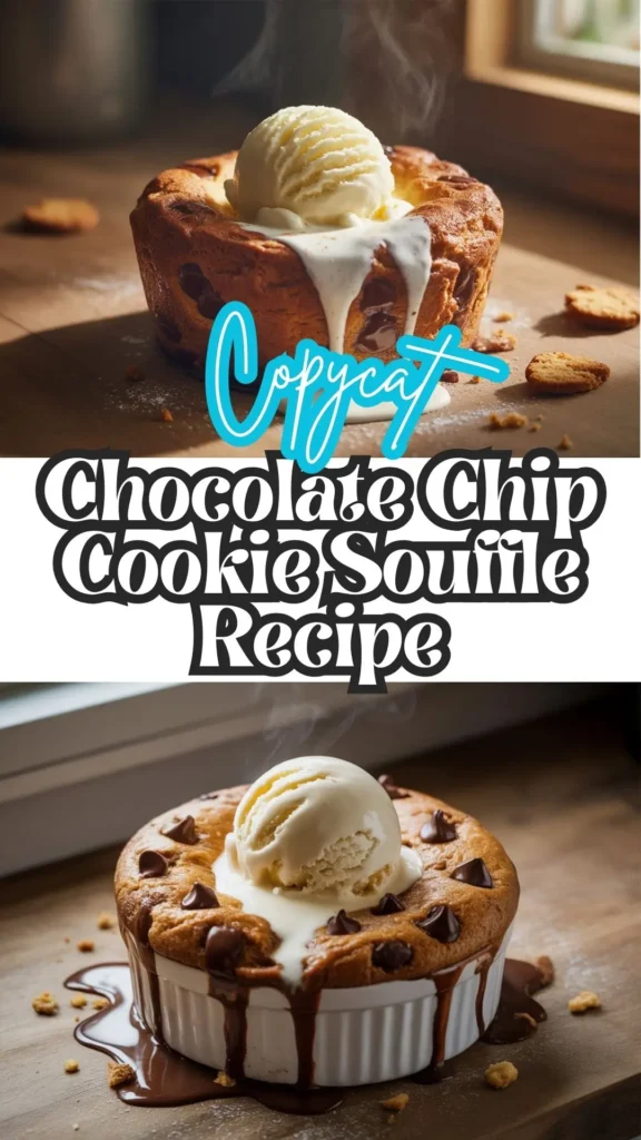 Chocolate Chip Cookie Souffle