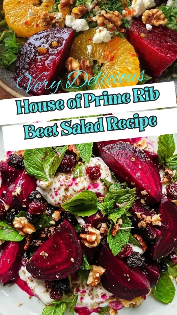 Copycat House of Prime Rib Beet Salad Recipe