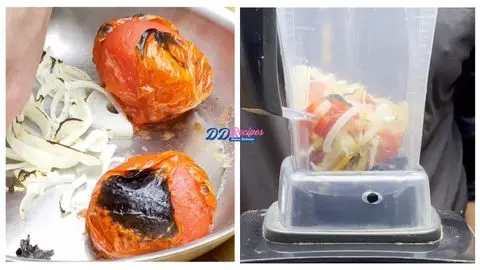 Flip and Continue Roasting & Blend Until Smooth