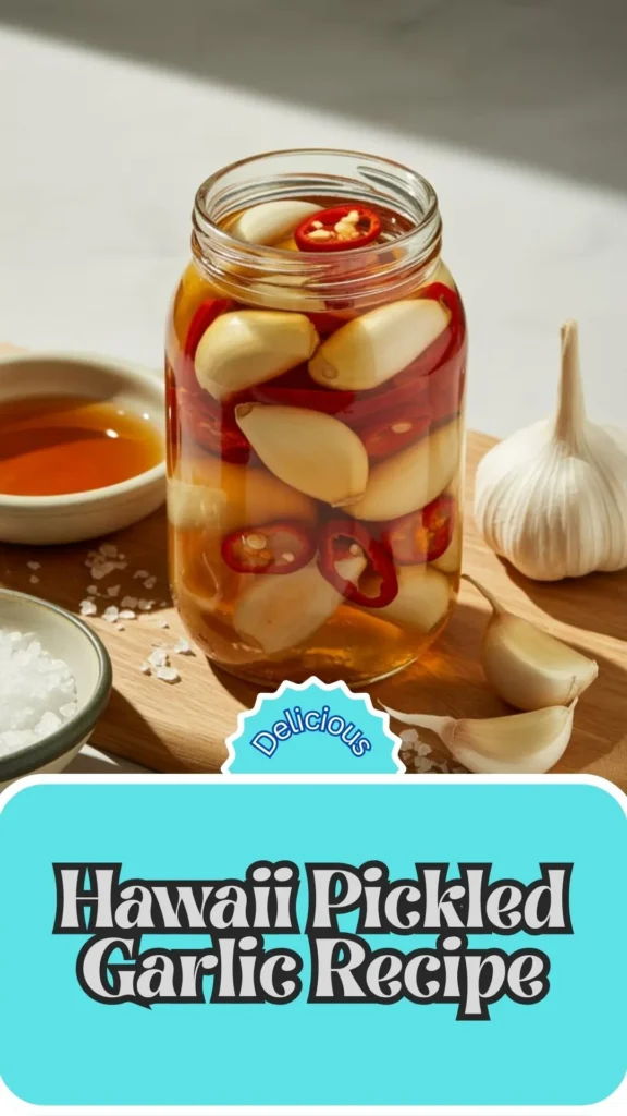 Hawaii Pickled Garlic