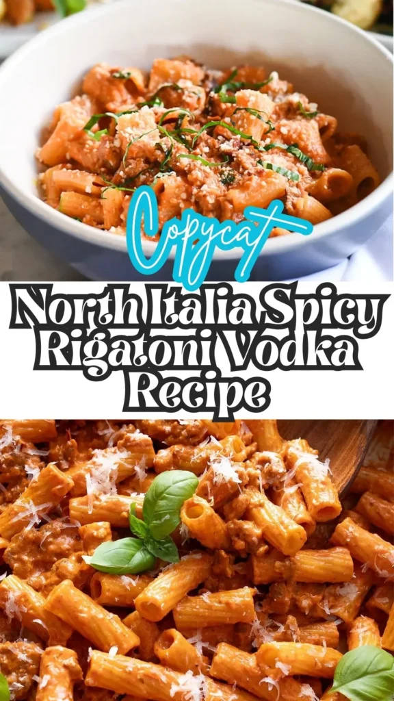 North Italia Spicy Rigatoni Vodka