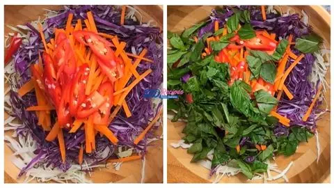 Prepping Vegetables and Herbs