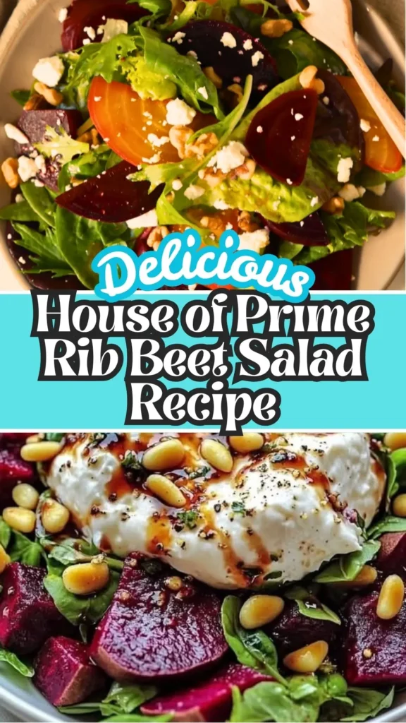 Recipe for House of Prime Rib Beet Salad