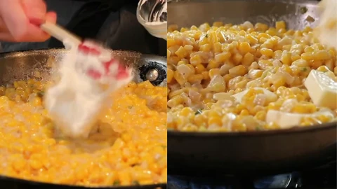 Add the cream & Sweeten it up