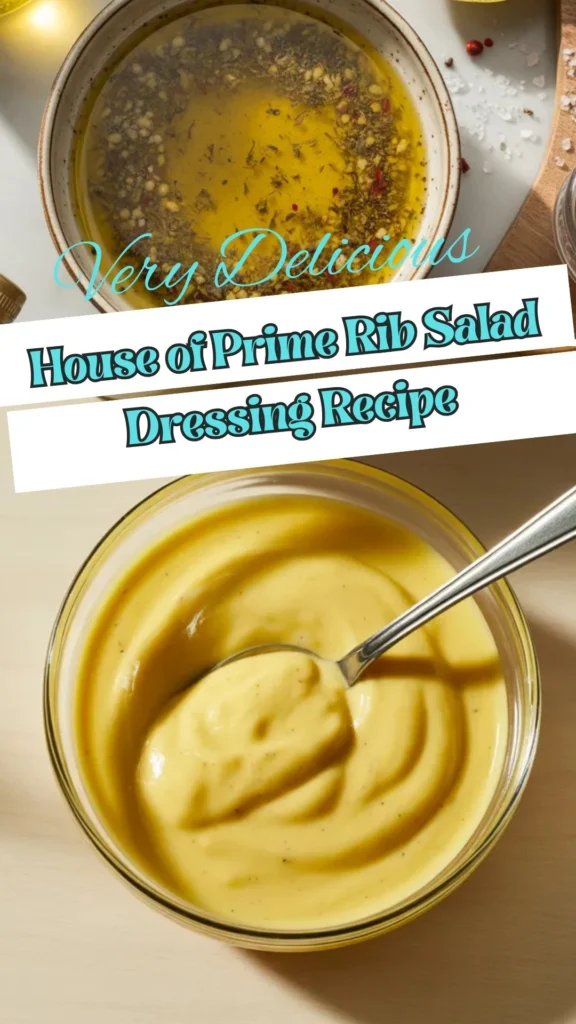 How to make House of Prime Rib Salad Dressing