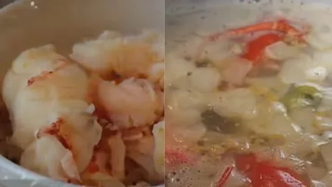 Extract and Reserve Lobster Meat & Strain and Pick