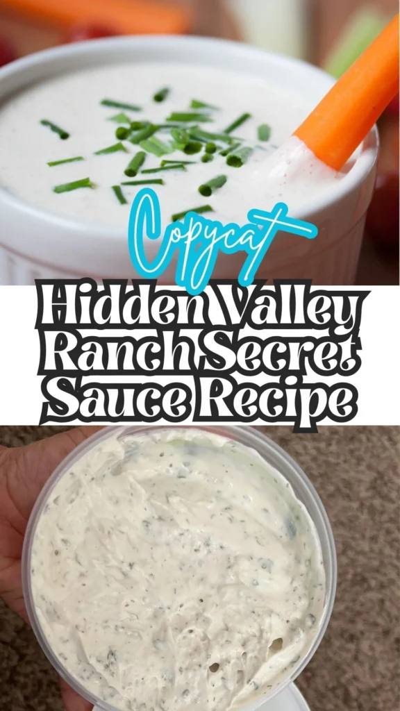 How to make Hidden Valley Ranch Secret Sauce