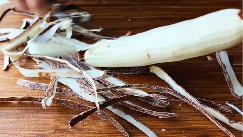 Peel the Yuca Carefully