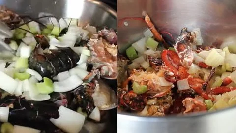 Roast the Shells & Build the Stock Base