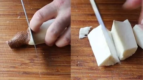 Trim and Cut into Sections