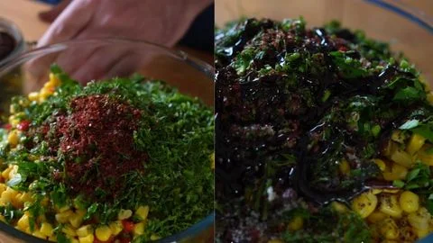 Adding Dressing and Seasonings