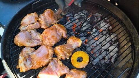 Grilling the Chicken
