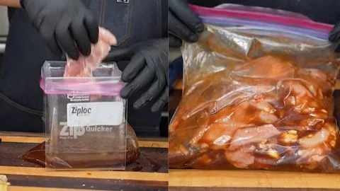 Marinating the Chicken