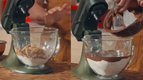 Mixing Dry Ingredients and Batter