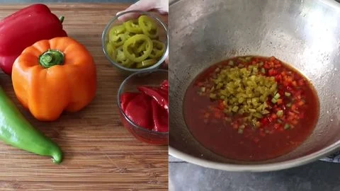 Prep the vegetables