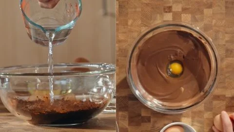 Preparing Pans and Wet Ingredients