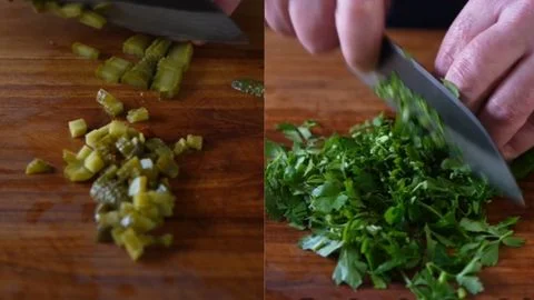 Preparing Vegetables and Herbs