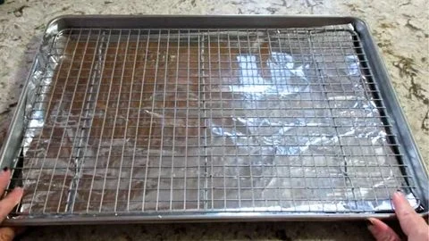 Preparing the Baking Sheet and Rack