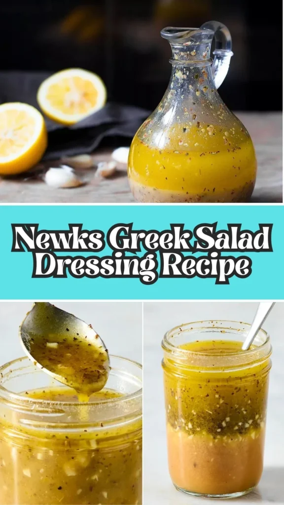 Copycat Newks Greek Salad Dressing Recipe