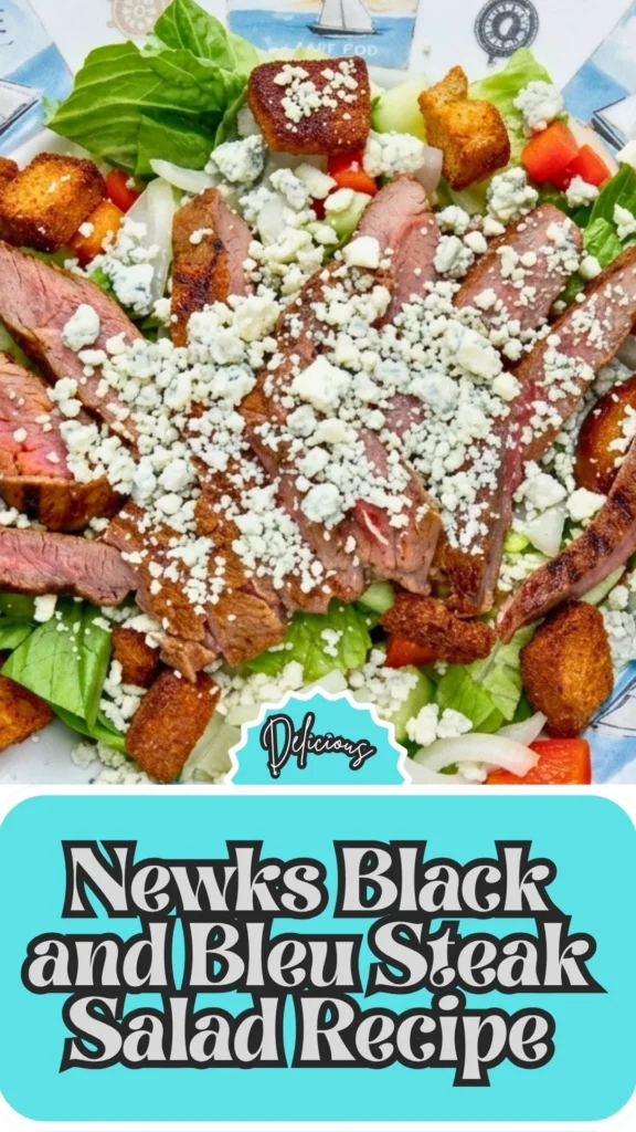 Delicious Newks Black and Bleu Steak Salad