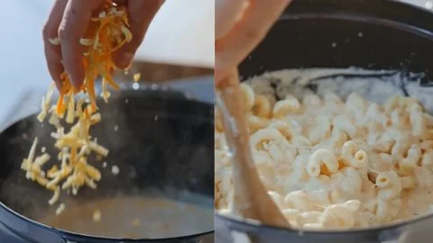 Make the Cheese Sauce & Combine with Pasta