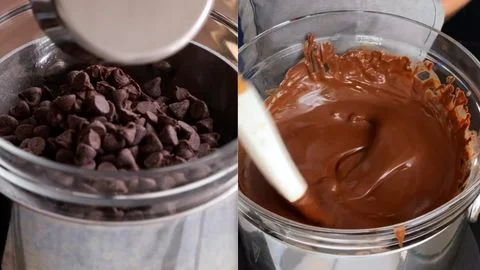 Melting the Chocolate Topping