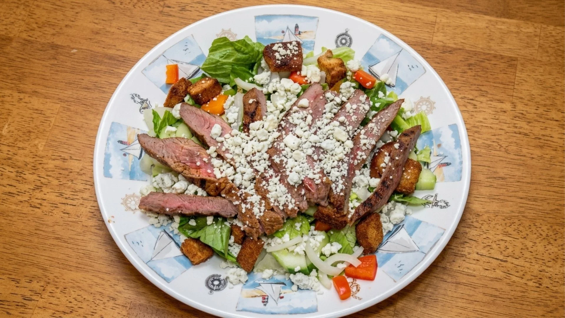 Newks Black and Bleu Steak Salad Recipe