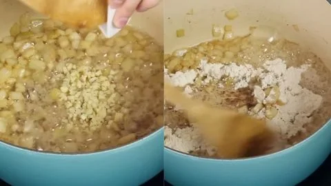 Add Garlic and Make the Roux