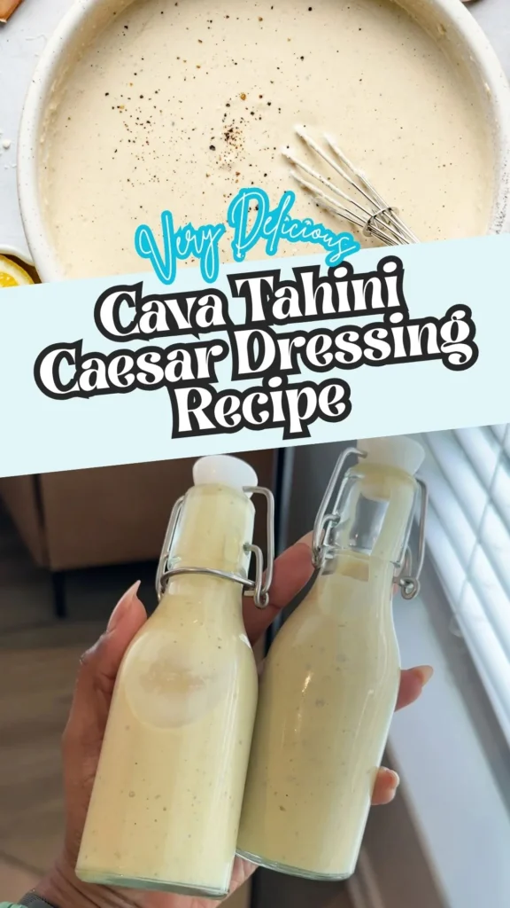 Copycat Cava Tahini Caesar Dressing Recipe