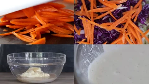Dry the Vegetables & Make the Dressing