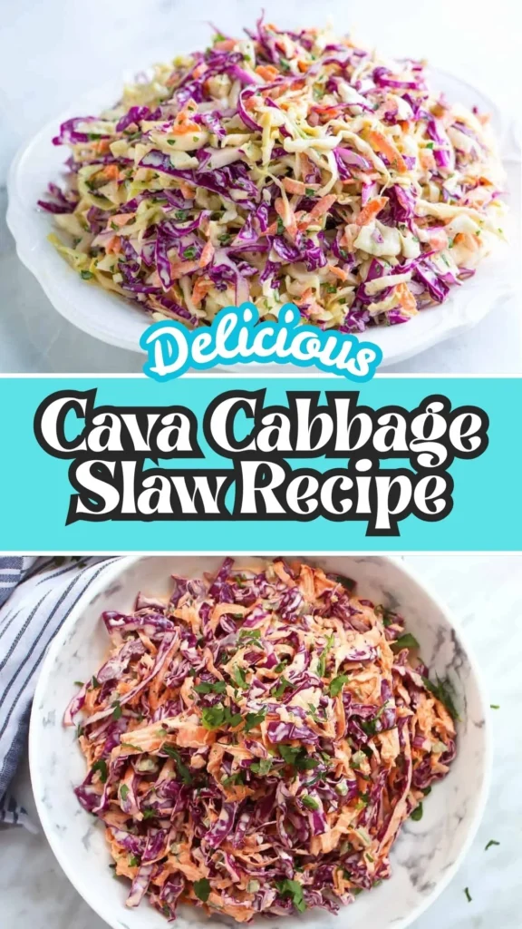 Homemade Cava Cabbage Slaw