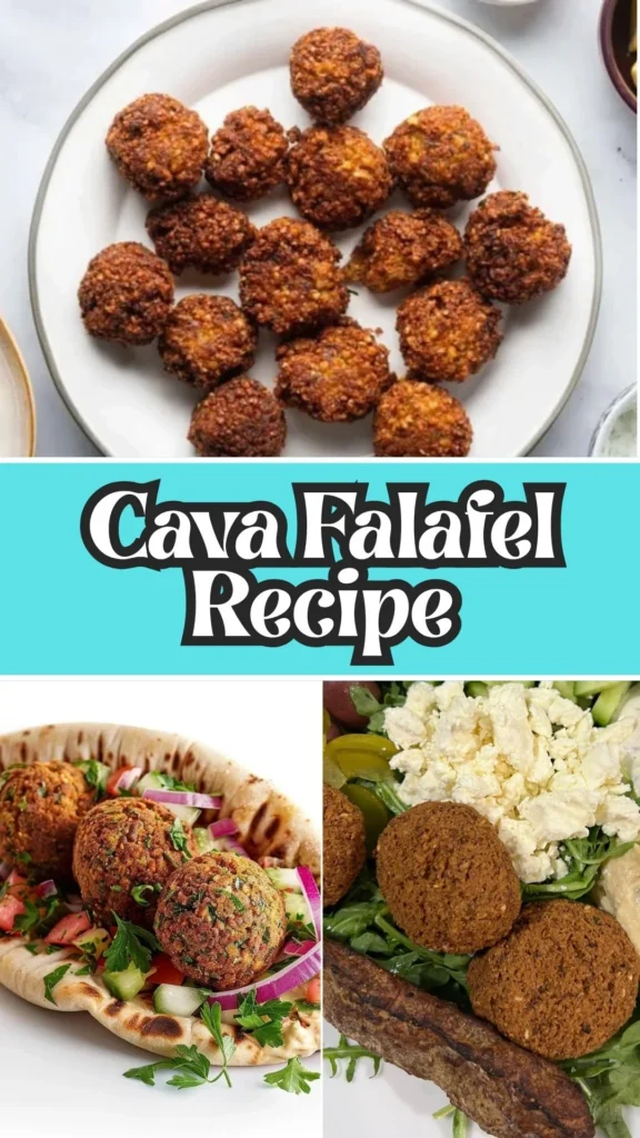Homemade Cava Falafel