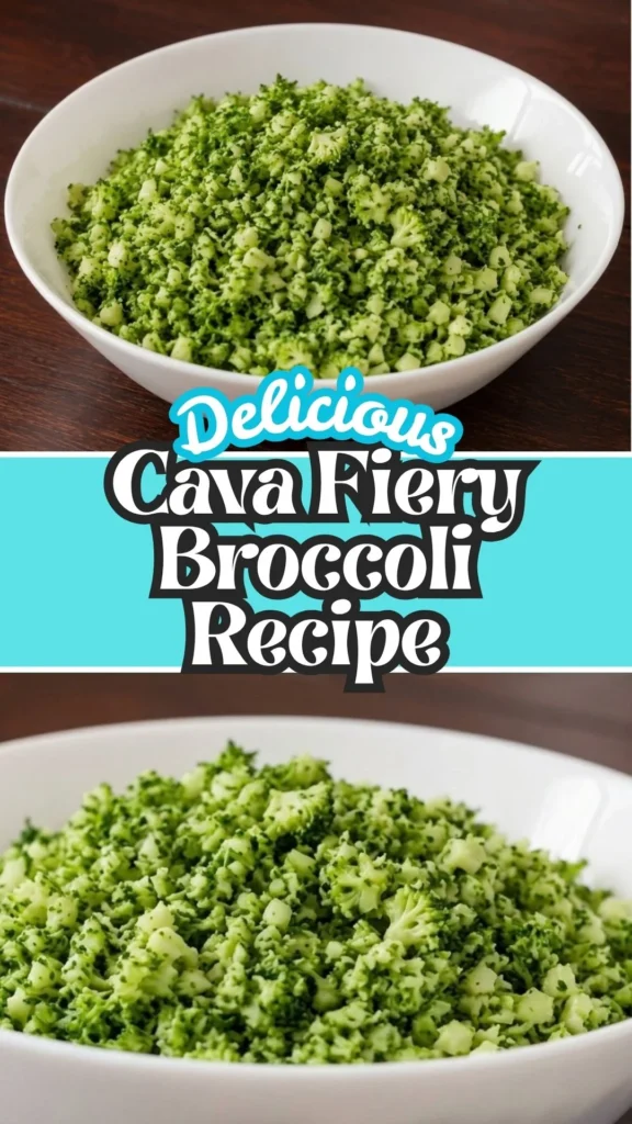 Homemade Cava Fiery Broccoli