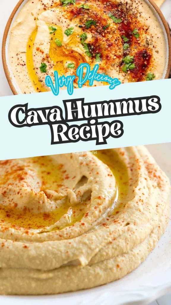Homemade Cava Hummus