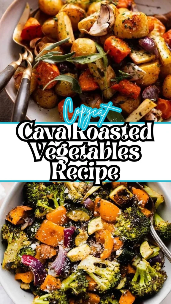 Homemade Cava Roasted Vegetables
