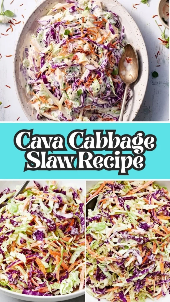 How to make Cava Cabbage Slaw