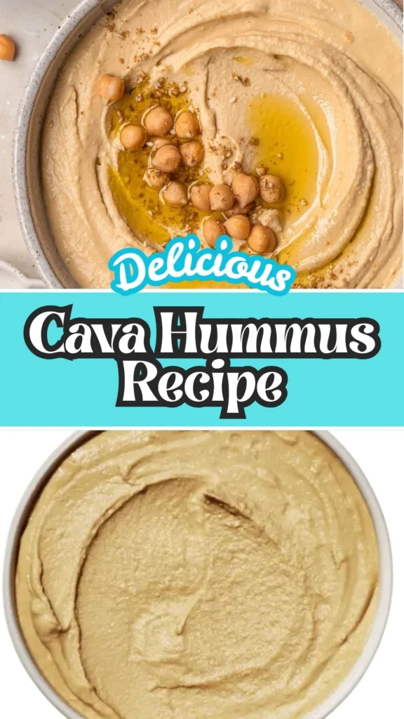 How to make Cava Hummus