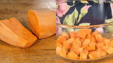 Preheat the Oven & Prepare the Sweet Potato